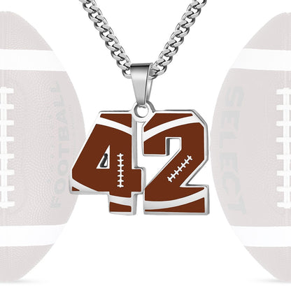 Personalized Baseball Number Necklace 0–99 | HAWSON