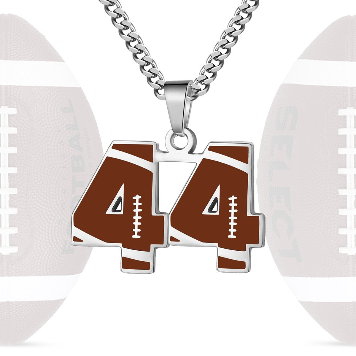 Personalized Baseball Number Necklace 0–99 | HAWSON
