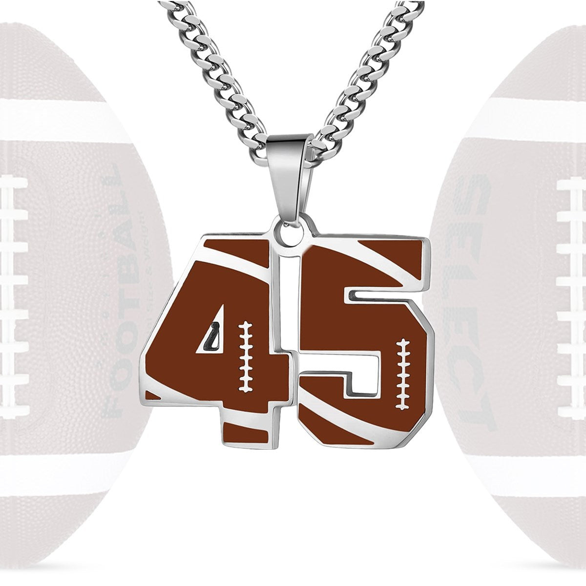 Personalized Baseball Number Necklace 0–99 | HAWSON