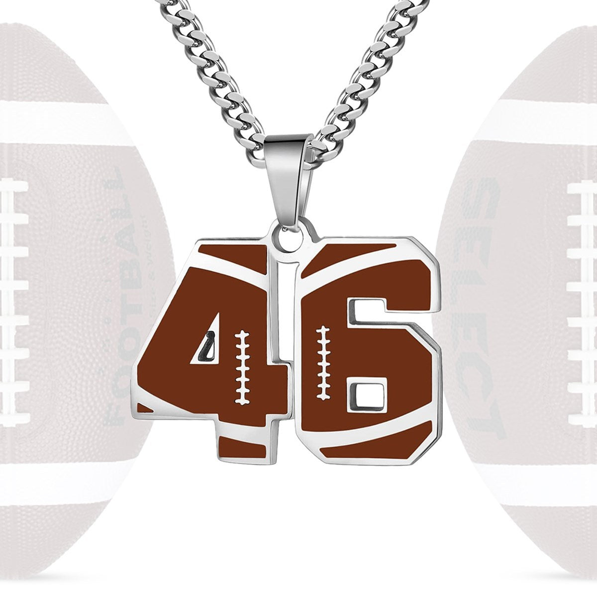 Personalized Baseball Number Necklace 0–99 | HAWSON