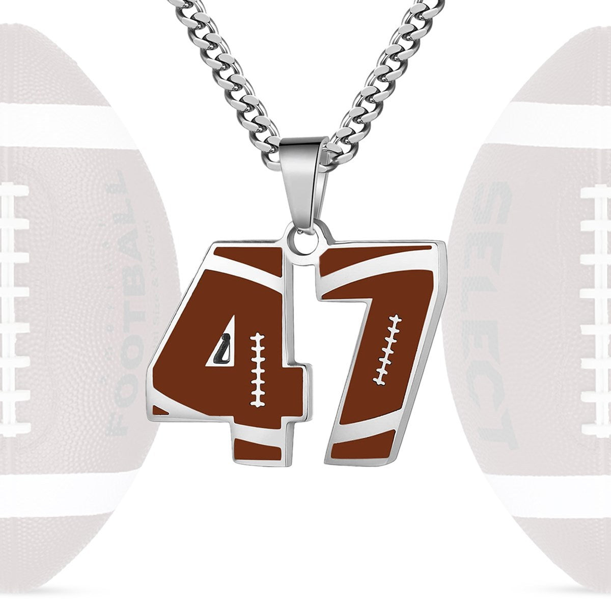 Personalized Baseball Number Necklace 0–99 | HAWSON
