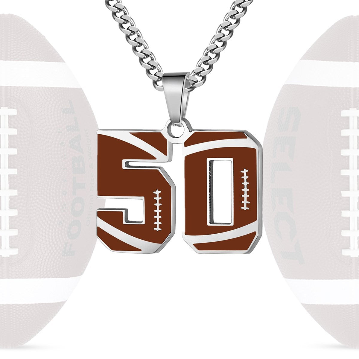 Personalized Baseball Number Necklace 0–99 | HAWSON