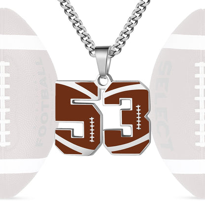 Personalized Baseball Number Necklace 0–99 | HAWSON