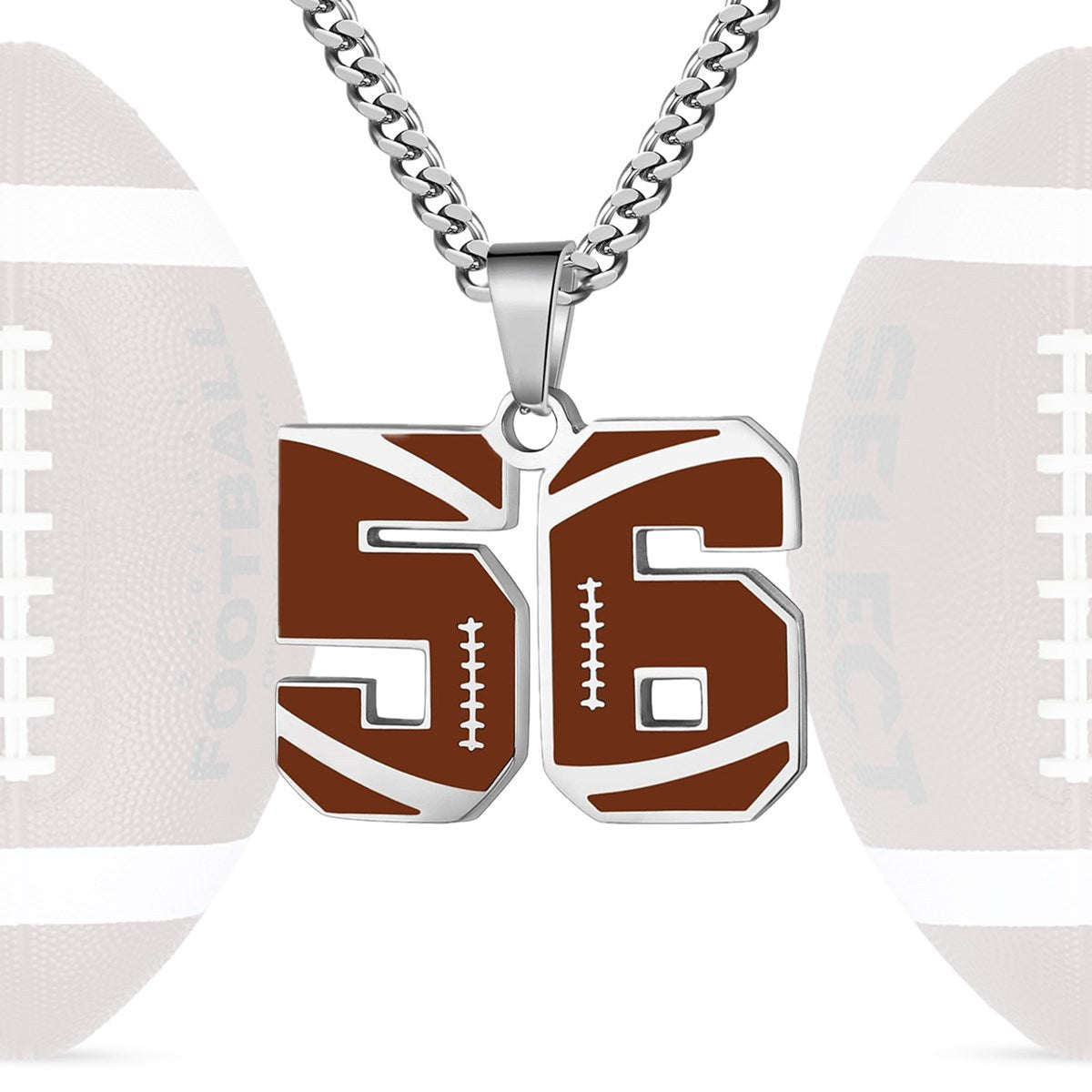 Personalized Baseball Number Necklace 0–99 | HAWSON