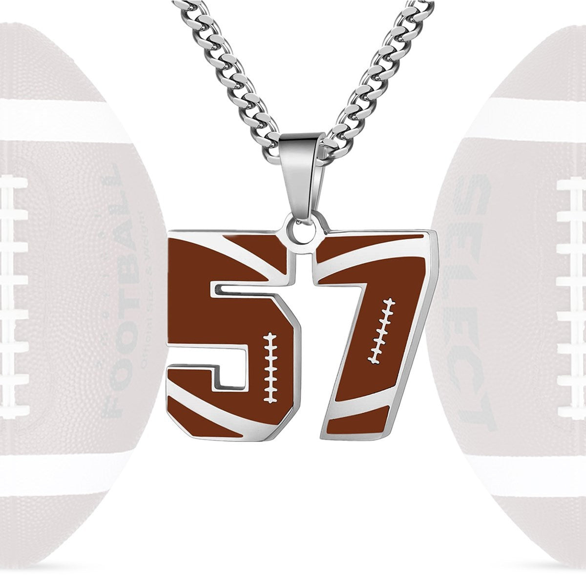 Personalized Baseball Number Necklace 0–99 | HAWSON