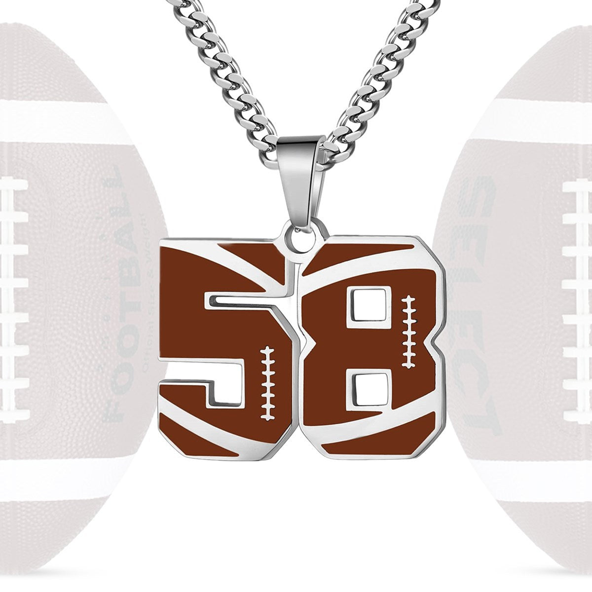 Personalized Baseball Number Necklace 0–99 | HAWSON