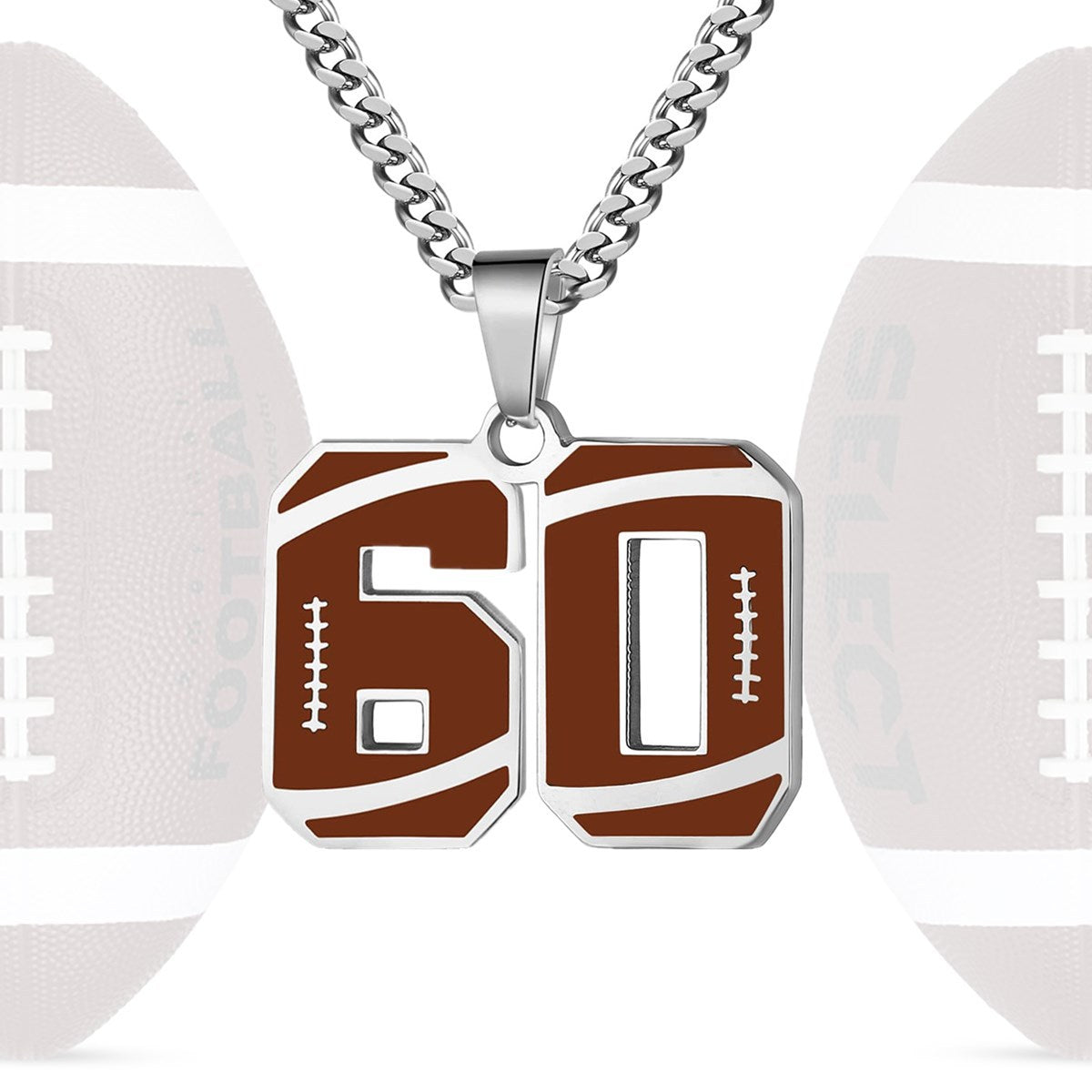 Personalized Baseball Number Necklace 0–99 | HAWSON