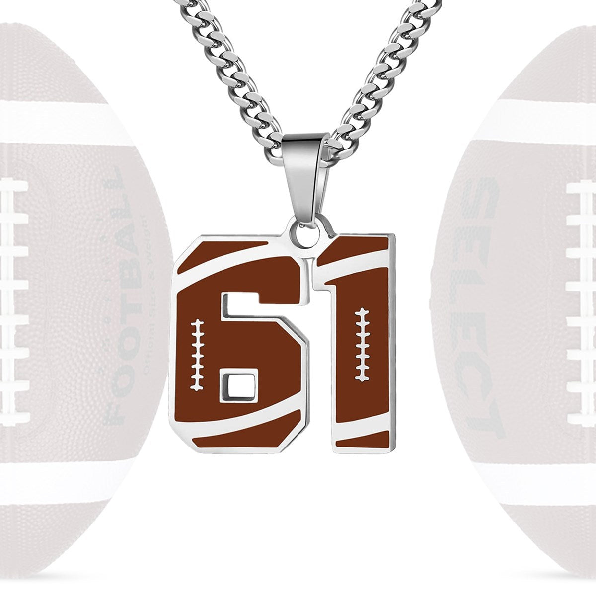 Personalized Baseball Number Necklace 0–99 | HAWSON