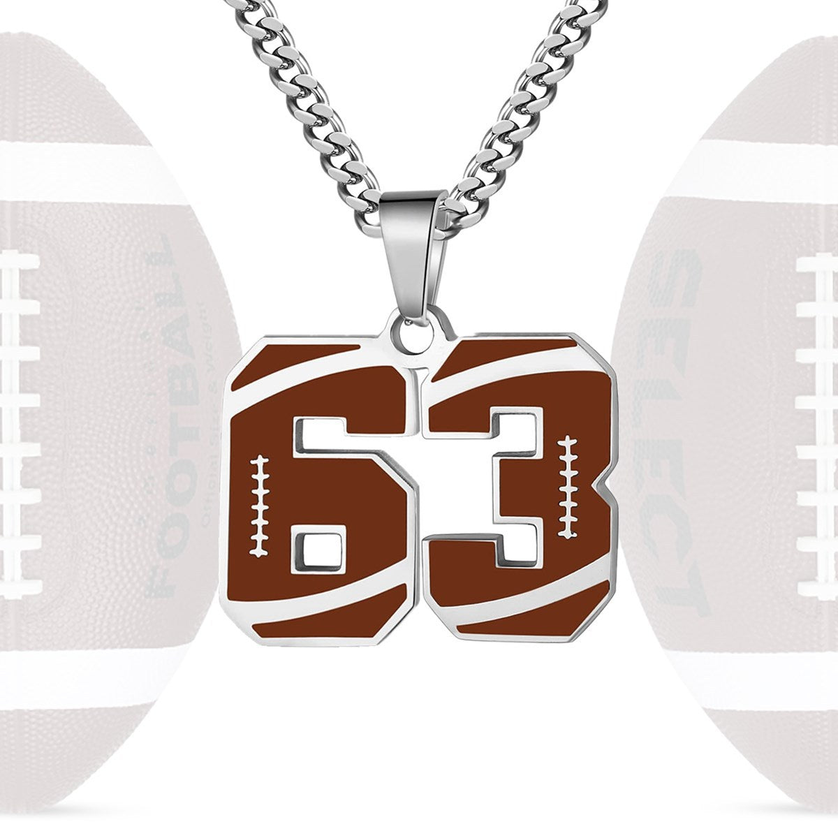 Personalized Baseball Number Necklace 0–99 | HAWSON