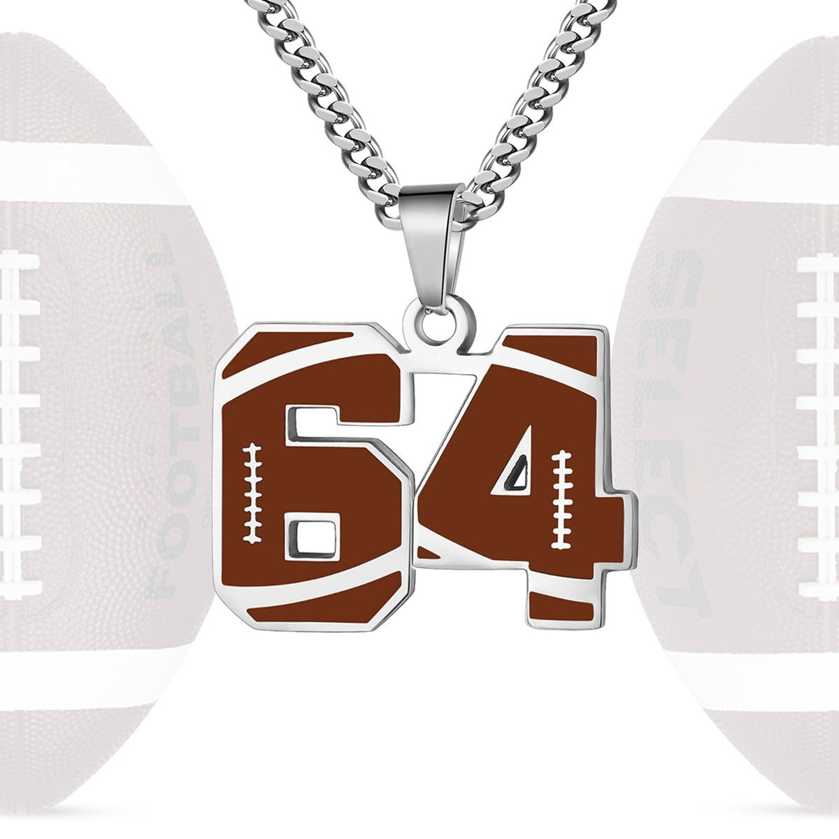 Personalized Baseball Number Necklace 0–99 | HAWSON