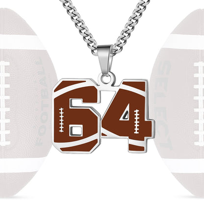 Personalized Baseball Number Necklace 0–99 | HAWSON