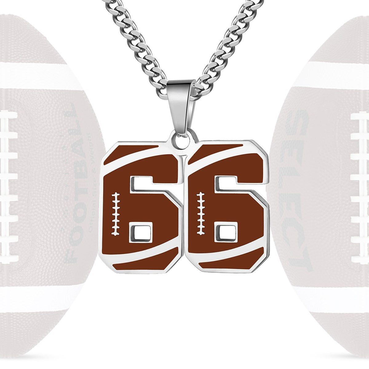 Personalized Baseball Number Necklace 0–99 | HAWSON