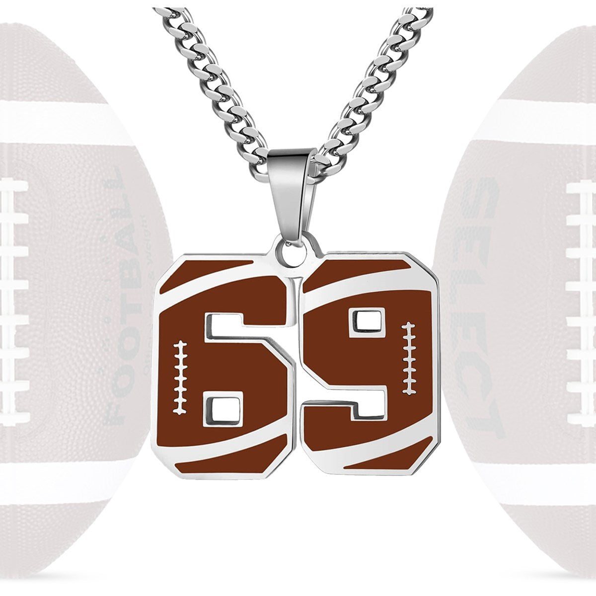 Personalized Baseball Number Necklace 0–99 | HAWSON