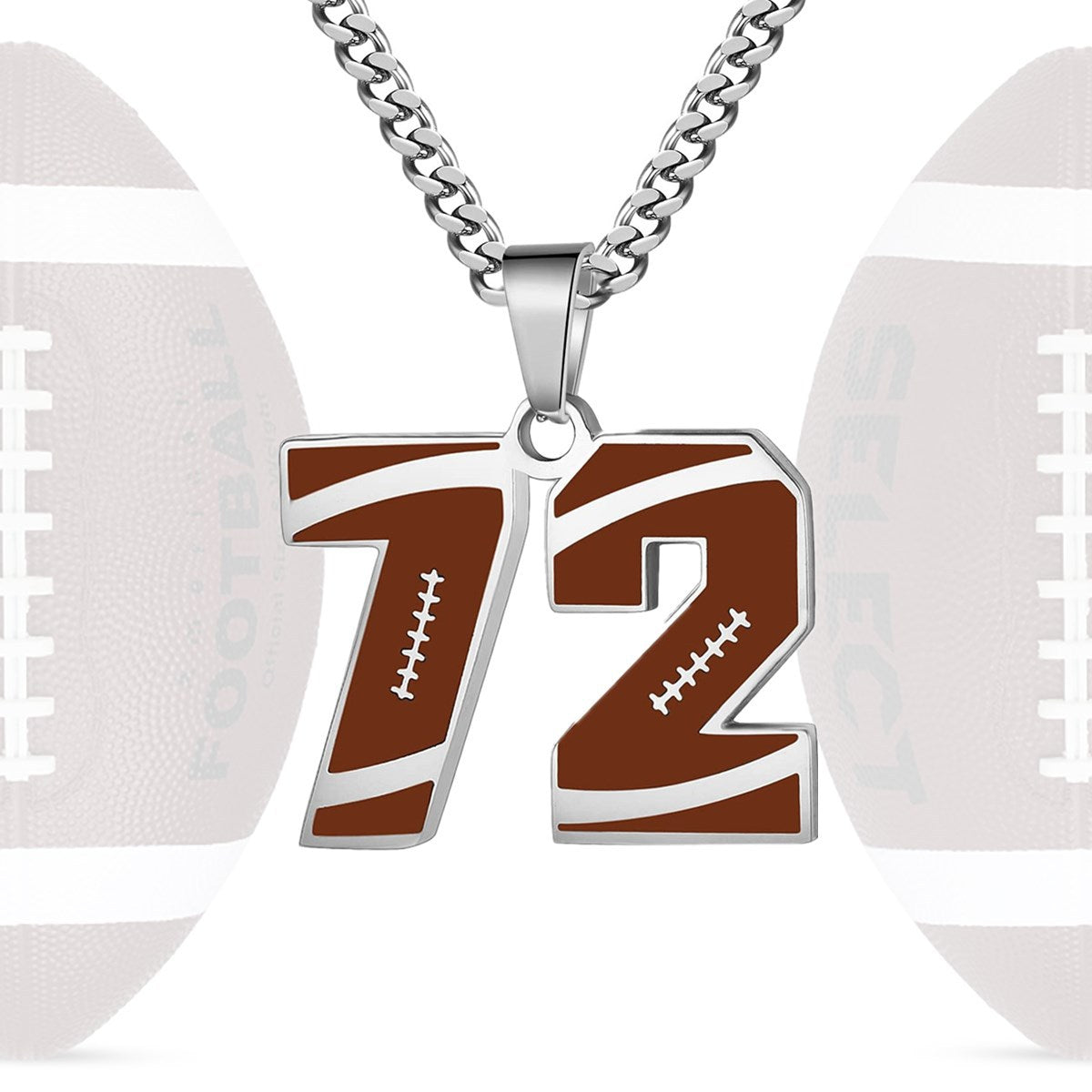 Personalized Baseball Number Necklace 0–99 | HAWSON