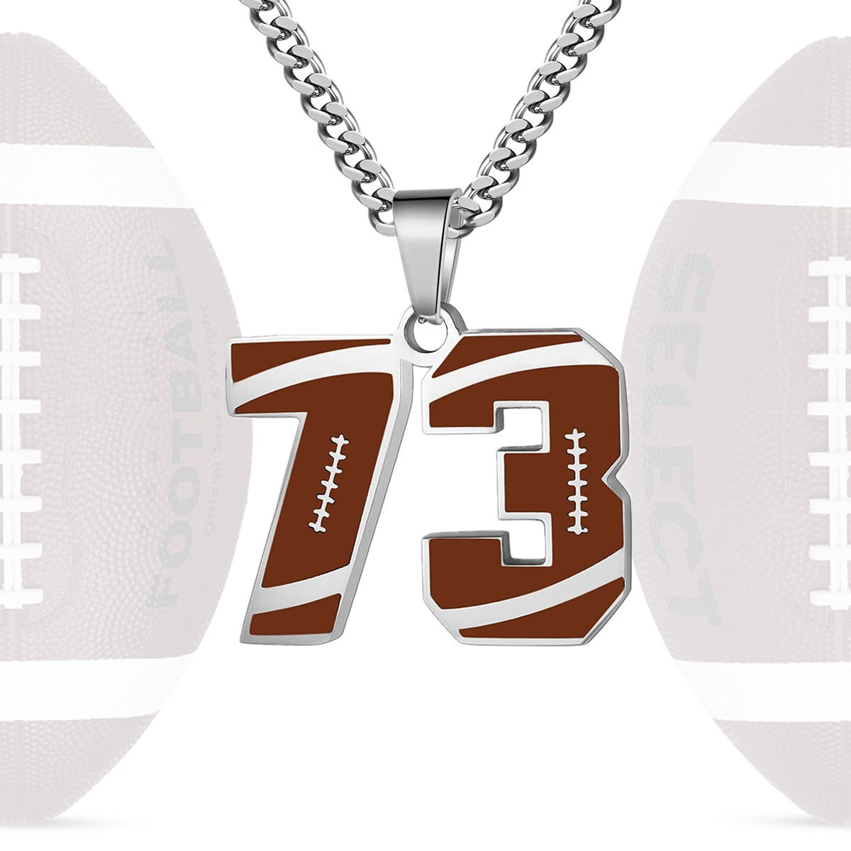 Personalized Baseball Number Necklace 0–99 | HAWSON