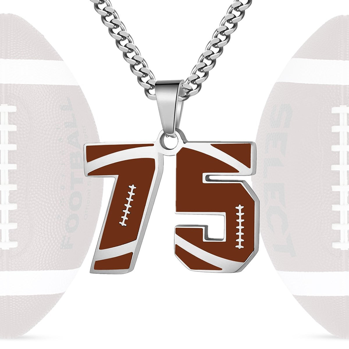 Personalized Baseball Number Necklace 0–99 | HAWSON