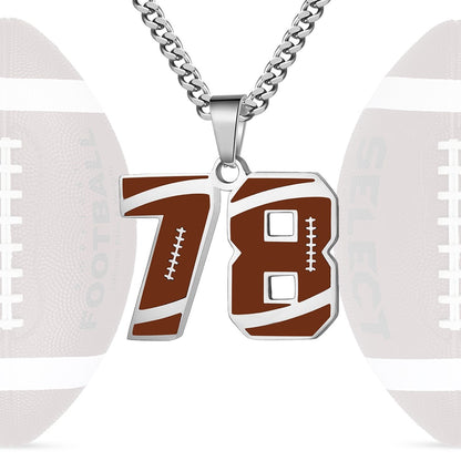 Personalized Baseball Number Necklace 0–99 | HAWSON