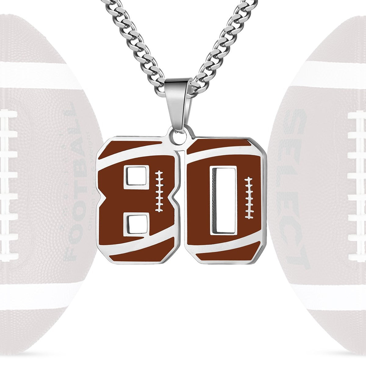 Personalized Baseball Number Necklace 0–99 | HAWSON