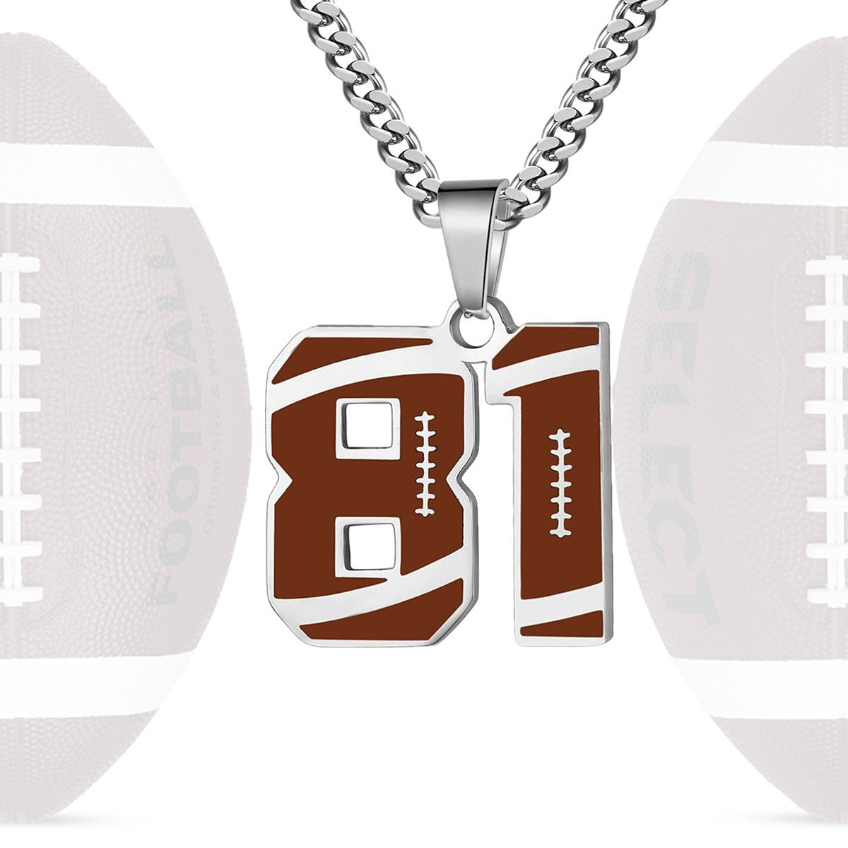 Personalized Baseball Number Necklace 0–99 | HAWSON