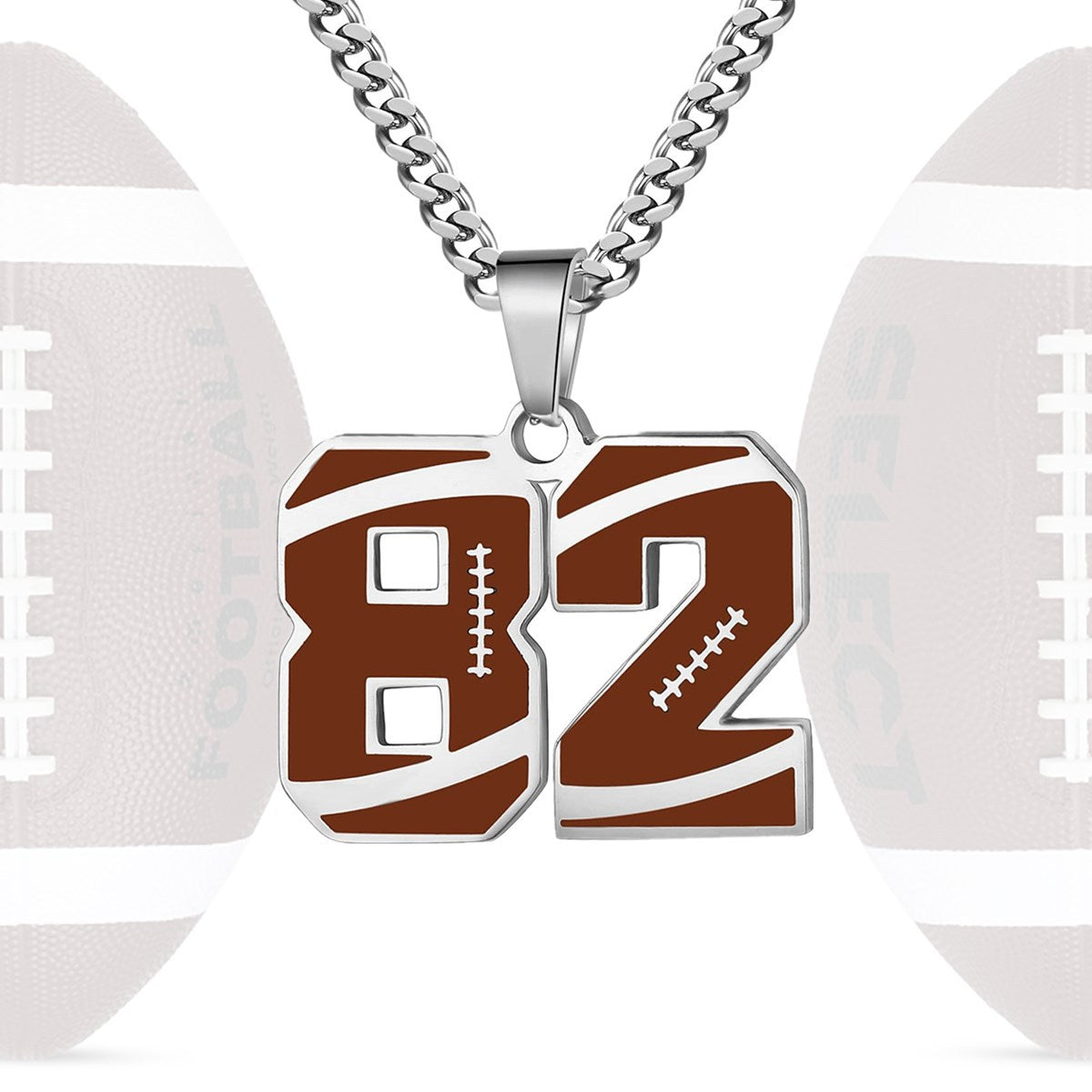 Personalized Baseball Number Necklace 0–99 | HAWSON