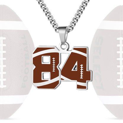 Personalized Baseball Number Necklace 0–99 | HAWSON