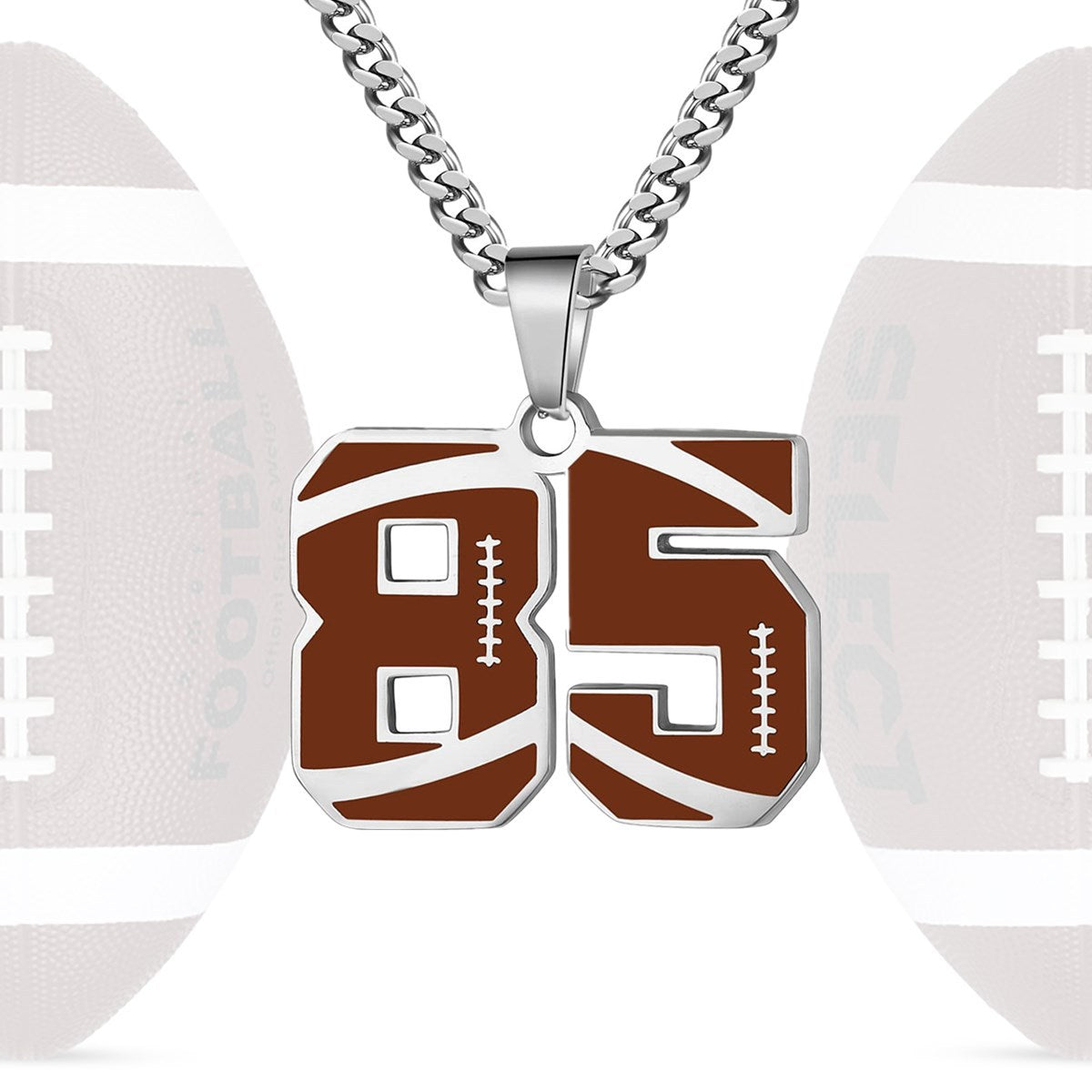 Personalized Baseball Number Necklace 0–99 | HAWSON