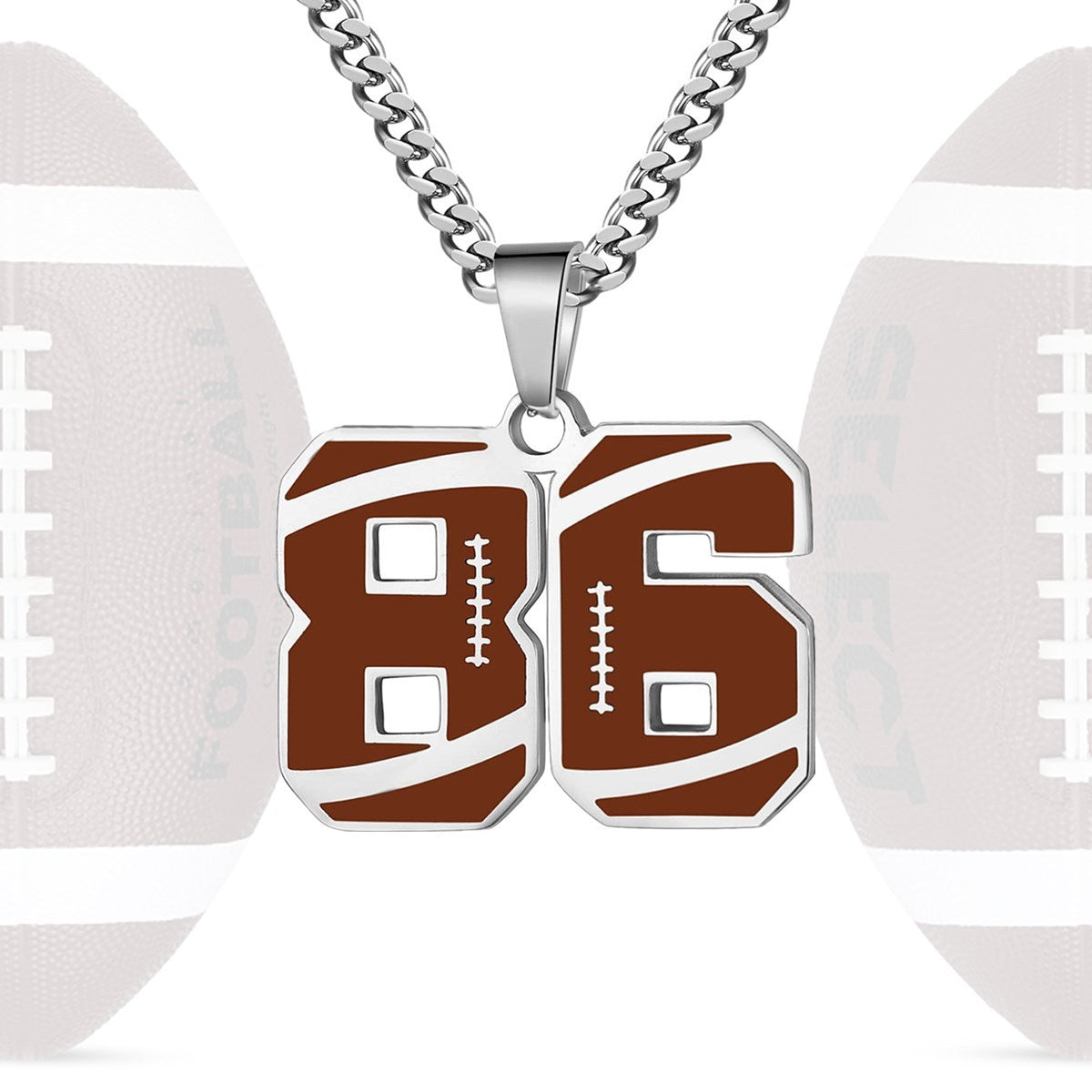 Personalized Baseball Number Necklace 0–99 | HAWSON