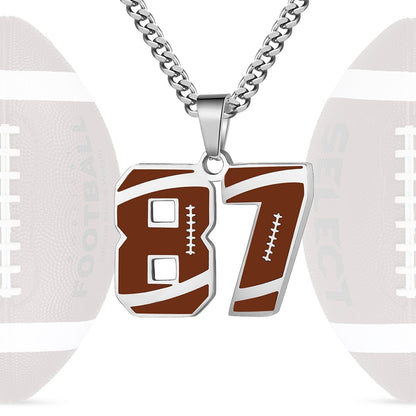Personalized Baseball Number Necklace 0–99 | HAWSON