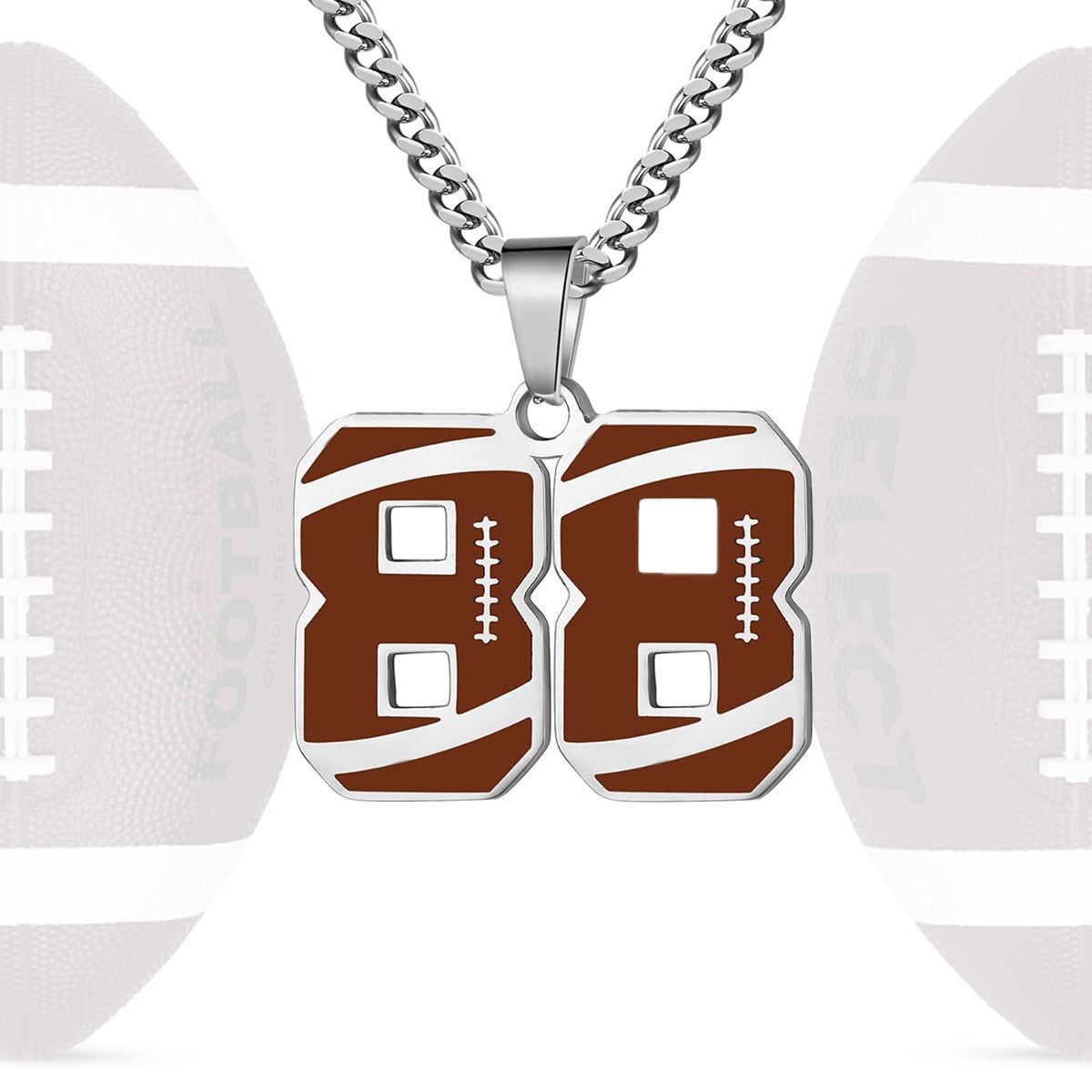 Personalized Baseball Number Necklace 0–99 | HAWSON