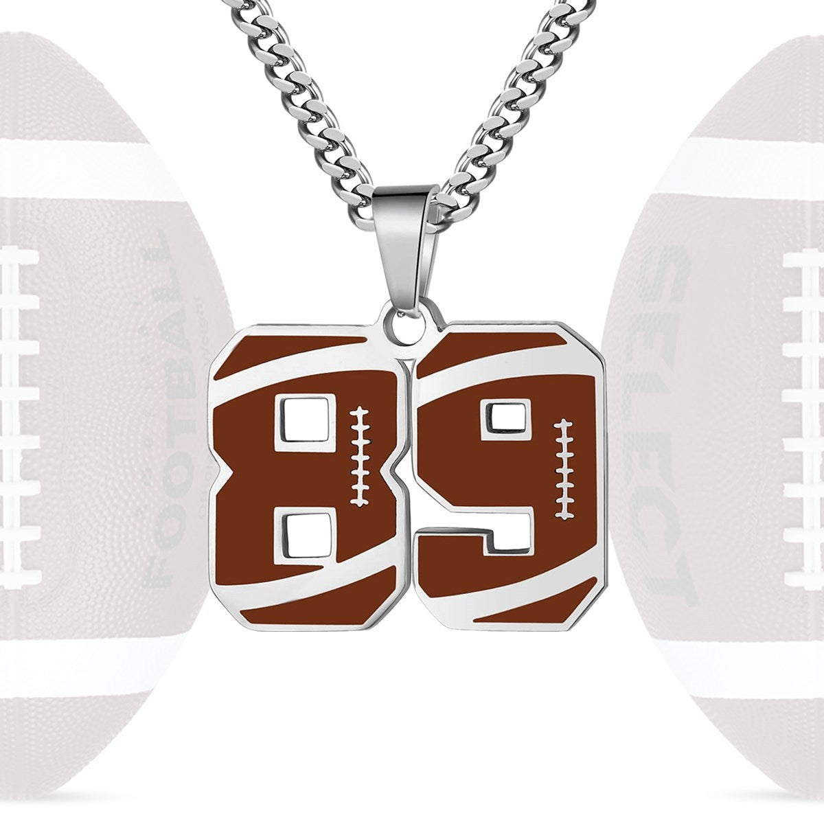 Personalized Baseball Number Necklace 0–99 | HAWSON