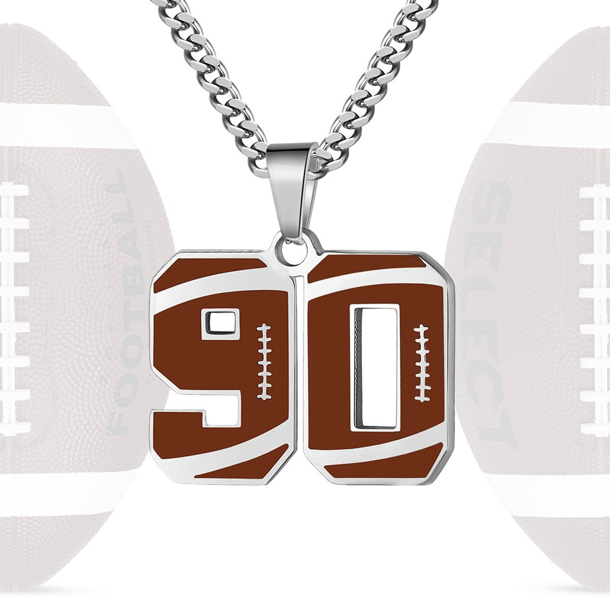 Personalized Baseball Number Necklace 0–99 | HAWSON