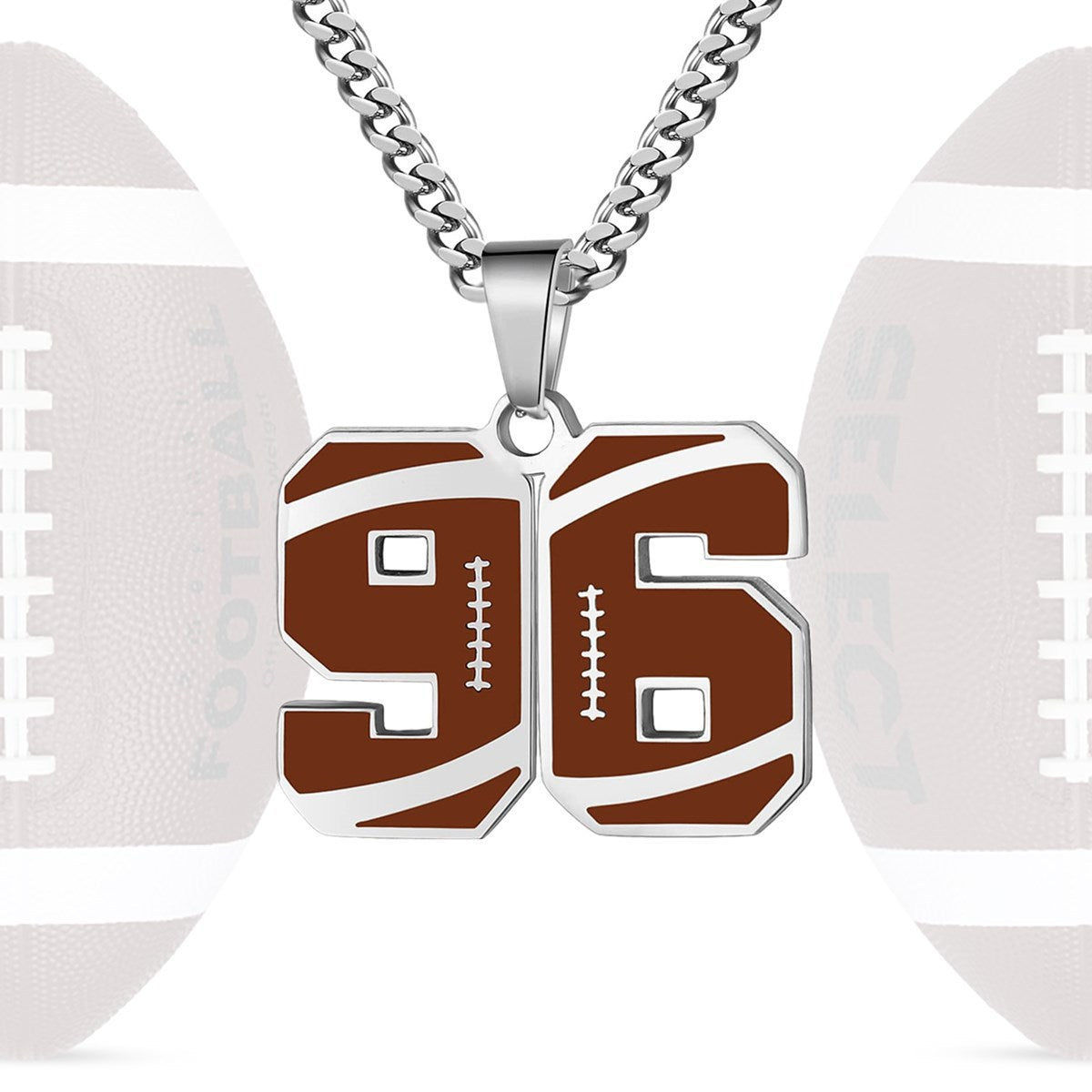Personalized Baseball Number Necklace 0–99 | HAWSON
