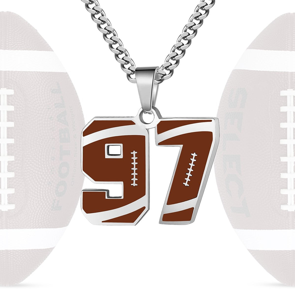 Personalized Baseball Number Necklace 0–99 | HAWSON