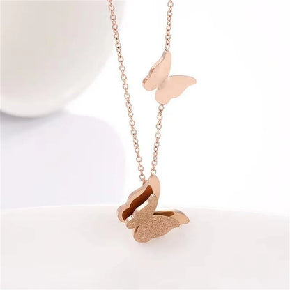 Rose Gold Pendant with Stainless Steel Chain | HAWSON
