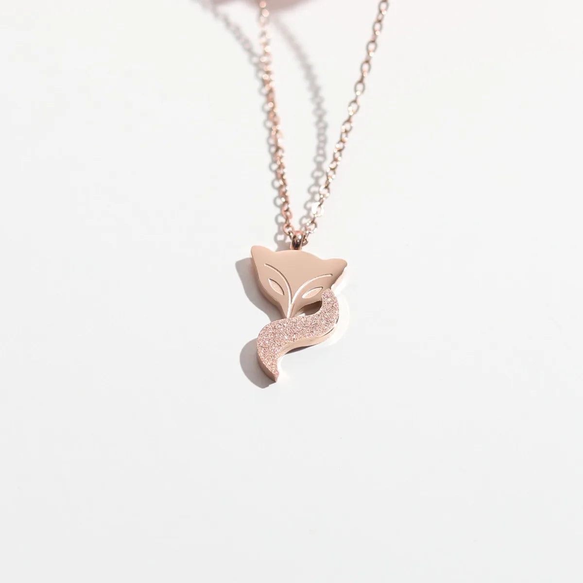 Rose Gold Pendant with Stainless Steel Chain | HAWSON