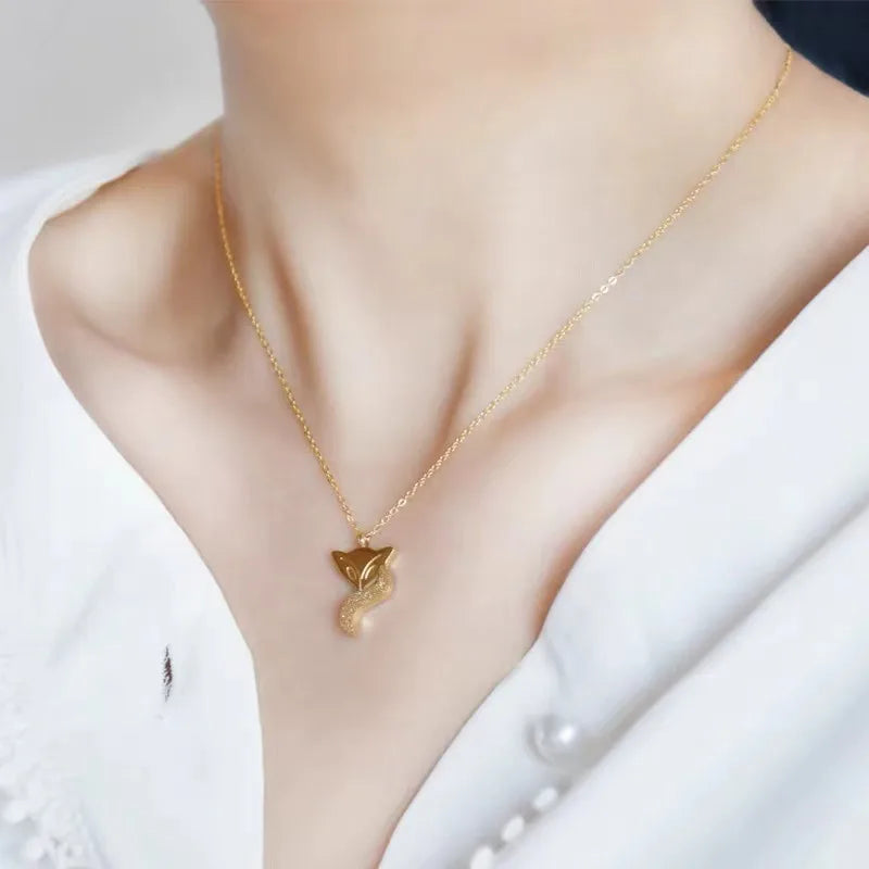 Rose Gold Pendant with Stainless Steel Chain | HAWSON