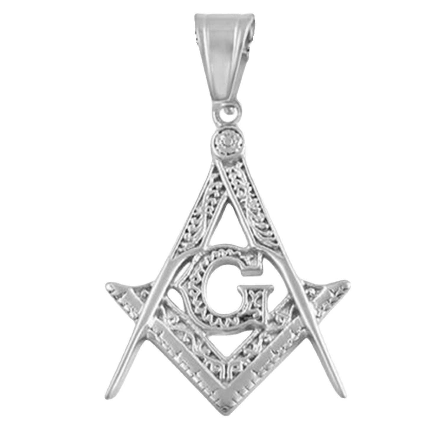 Stainless Steel Masonic Pendant