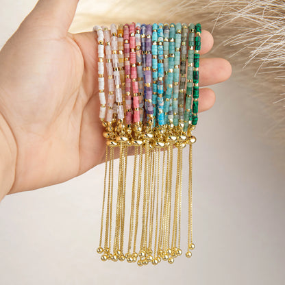 Wholesale 3-Piece 3mm Cylinder Bead Bracelet Set | MOQ 1 | Hawson