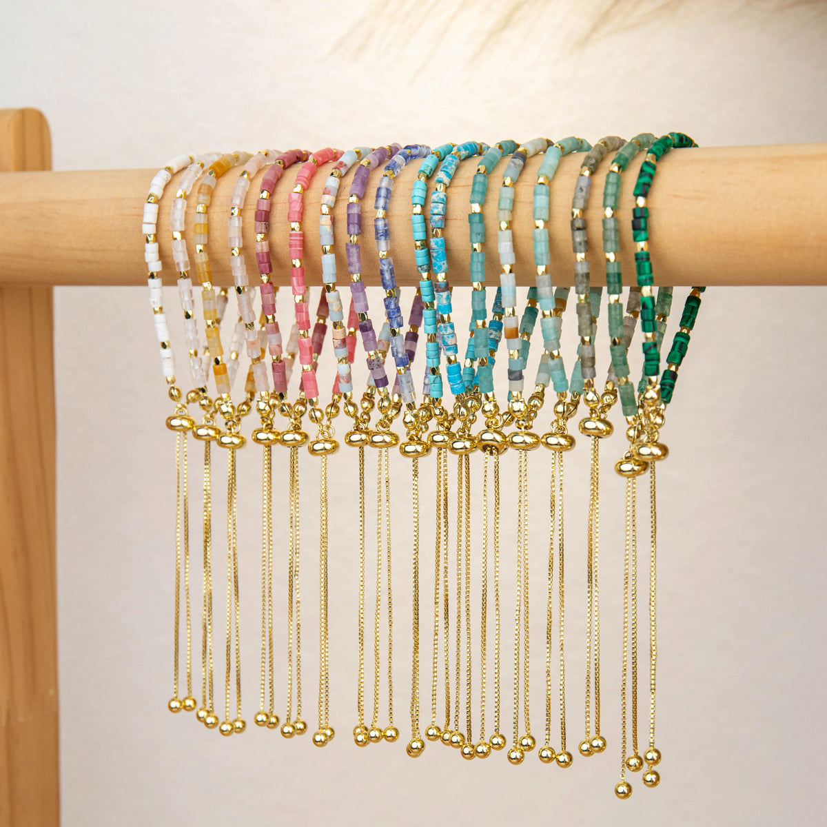 Wholesale 3-Piece 3mm Cylinder Bead Bracelet Set | MOQ 1 | Hawson