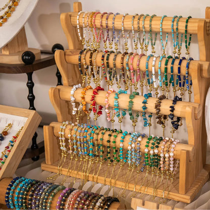 Wholesale 3-Piece Abacus Bead Bracelet Set | 7 Colors | Hawson
