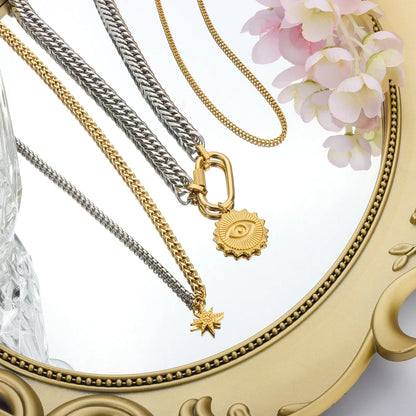 Wholesale 3-Piece Detachable Layered Necklace Set | MOQ 1 | HAWSON