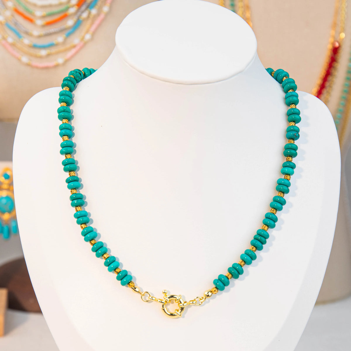 Wholesale 4Pcs Colorful Beaded Layered Necklace Set | MOQ 1 | Hawson