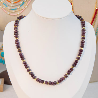 Wholesale 5Pcs Blue & Purple Beaded Layered Necklace Set | Hawson