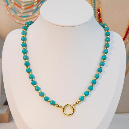 Wholesale 5Pcs Blue & Purple Beaded Layered Necklace Set | Hawson