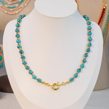Wholesale 5Pcs Blue & Purple Beaded Layered Necklace Set | Hawson