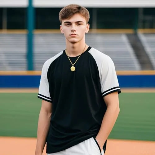Wholesale Baseball Number Necklace | 0-99 | Gold & Silver | HAWSON