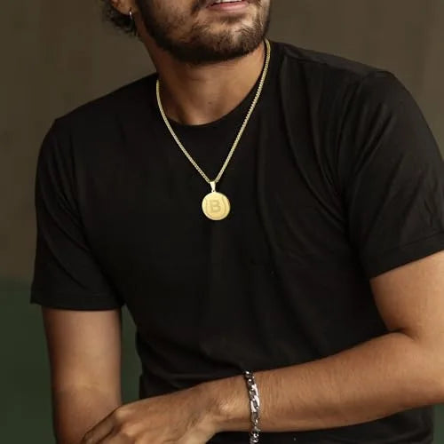 Wholesale Baseball Stainless Steel Necklace | A-Z | MOQ 6
