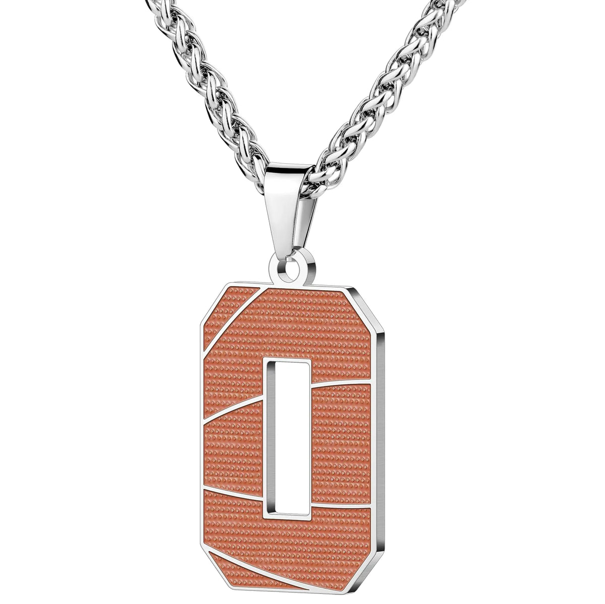Wholesale Basketball Number Necklace | 0-99 | Stainless Steel | MOQ6 | HAWSON