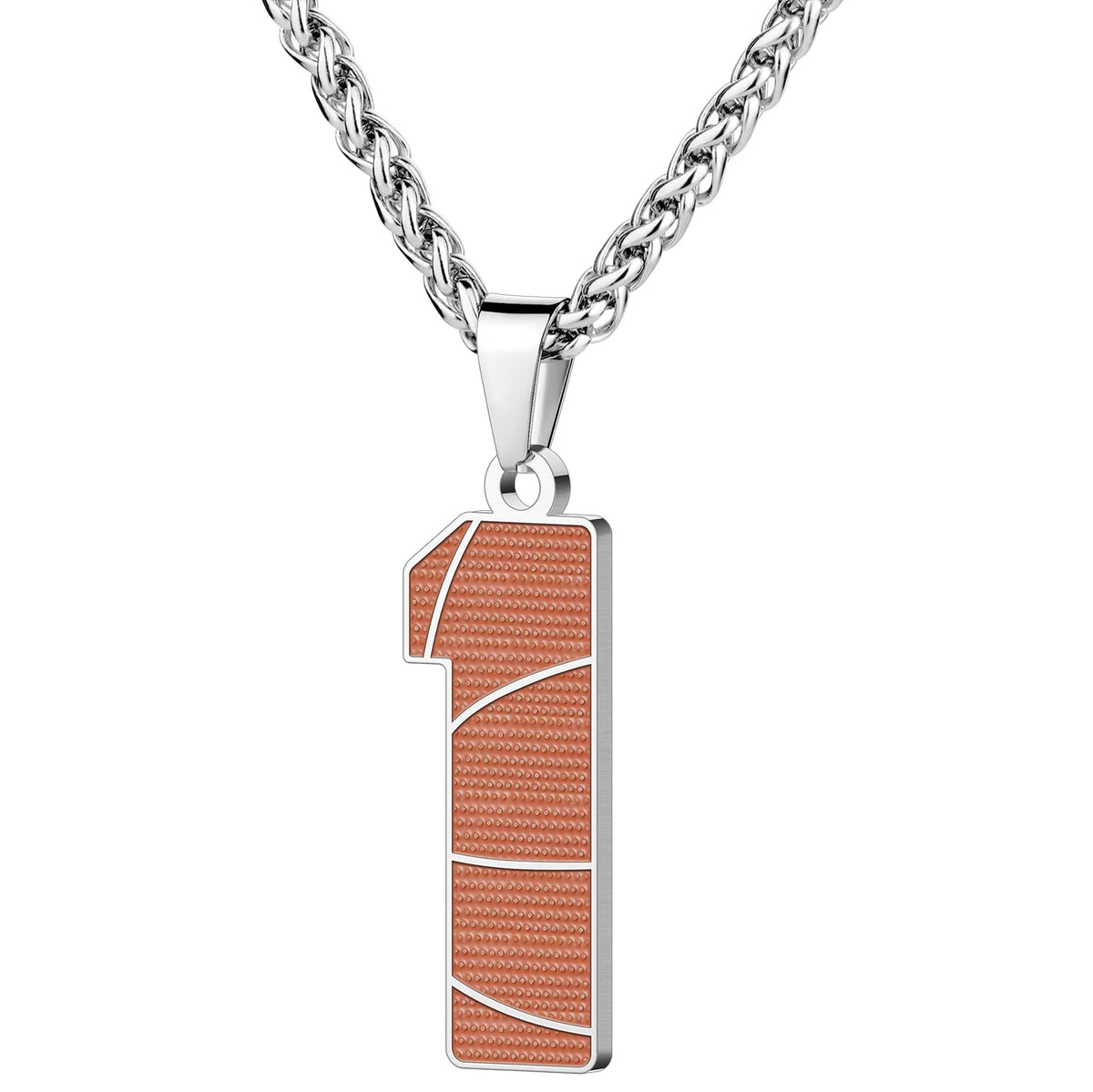 Wholesale Basketball Number Necklace | 0-99 | Stainless Steel | MOQ6 | HAWSON