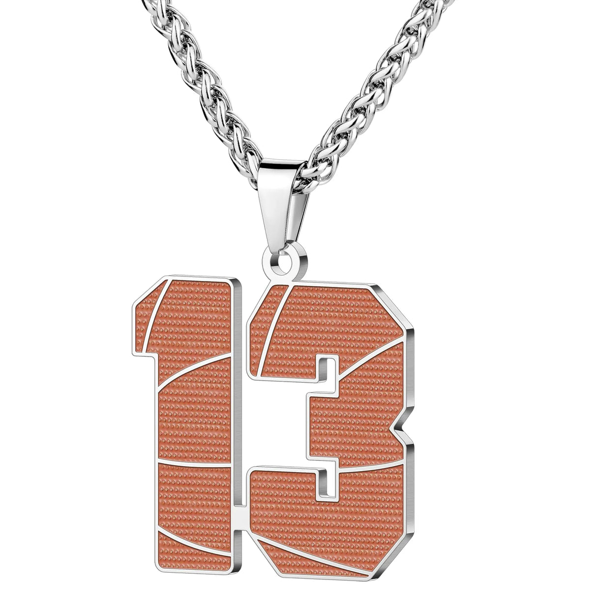 Wholesale Basketball Number Necklace | 0-99 | MOQ6 | HAWSON